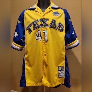 Blue and Yellow Athletic Jersey